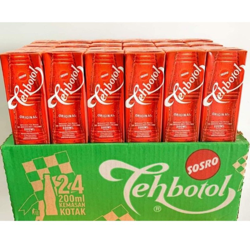

Teh Botol Sosro Kotak 200ml 1 Dus (isi 24 pcs)