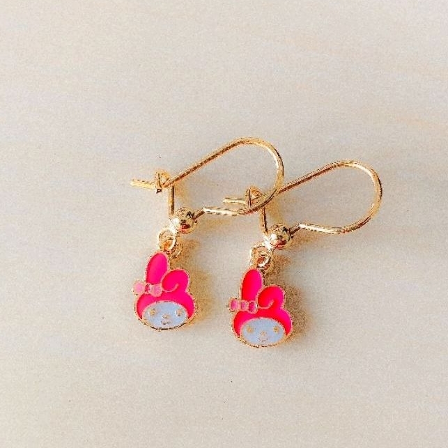 Anting Anak Kepala Kelinci Gold / Giwang Anak Kepala Kelinci Gold