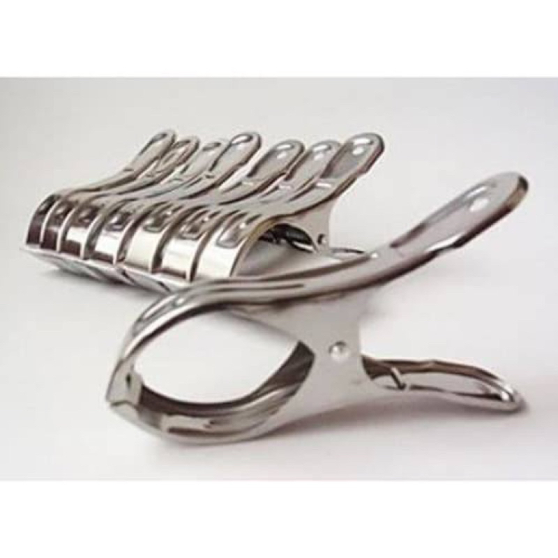 (6pcs) JEPITAN HANDUK / SELIMUT / BEDCOVER JUMBO STAINLESS STEEL