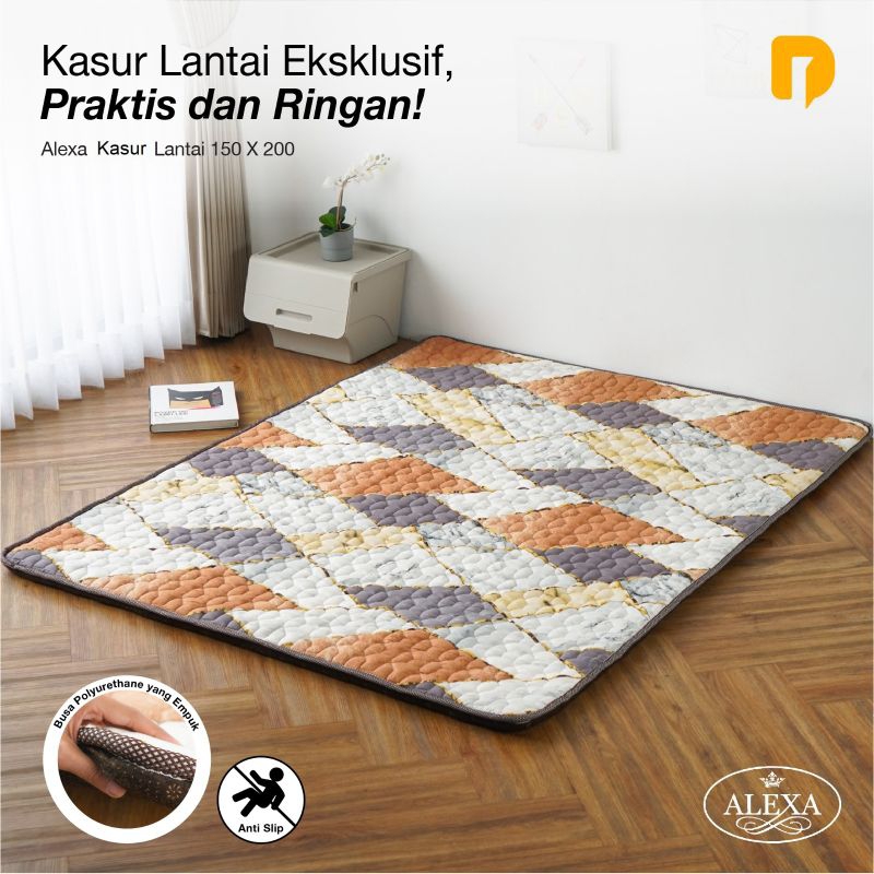 Alexa Kasur Lantai Premium Anti Slip Karpet Busa Matras Tikar