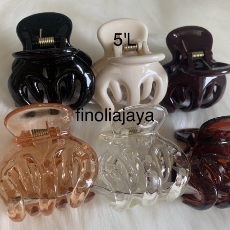 Jedai Jepit Rambut asli 5CM Import Thailand Asli! Isi 6 PCS Cakar 5 packing dus