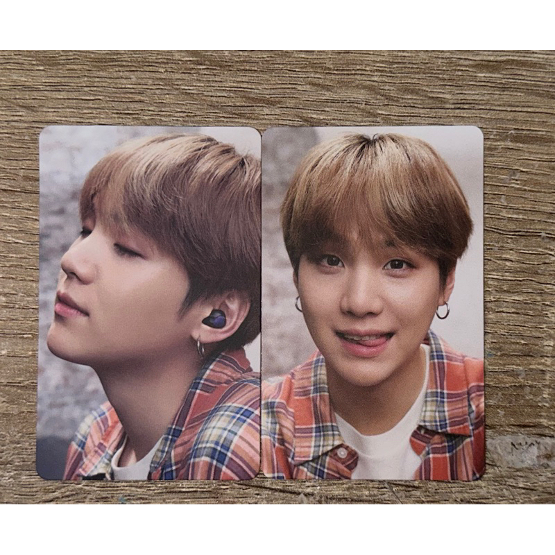 Photocard Suga samsung, Photocard Suga melet, Official