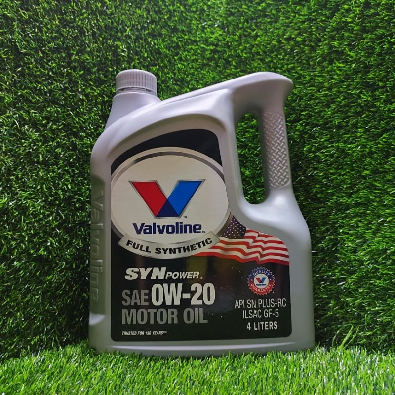 Valvoline Syn Power 0W20 0W-20 API SN PLUS 4 LITER