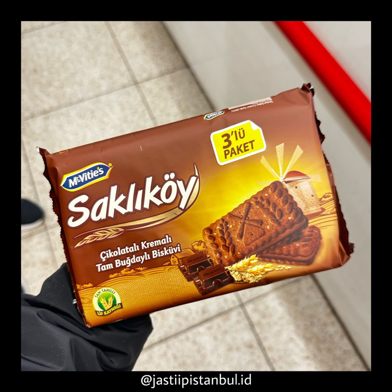 

Saklıkoy Biskuit Turki Coklat 270g