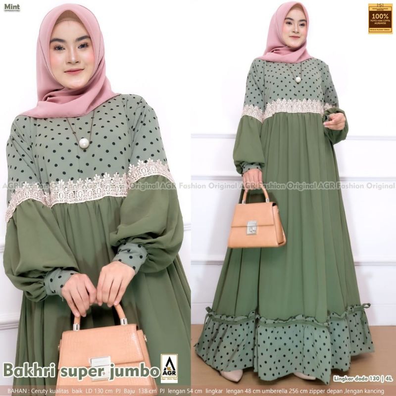 GAMIS POLOS JUMBO BAKHRI LADISYA  AMEL MAXY
