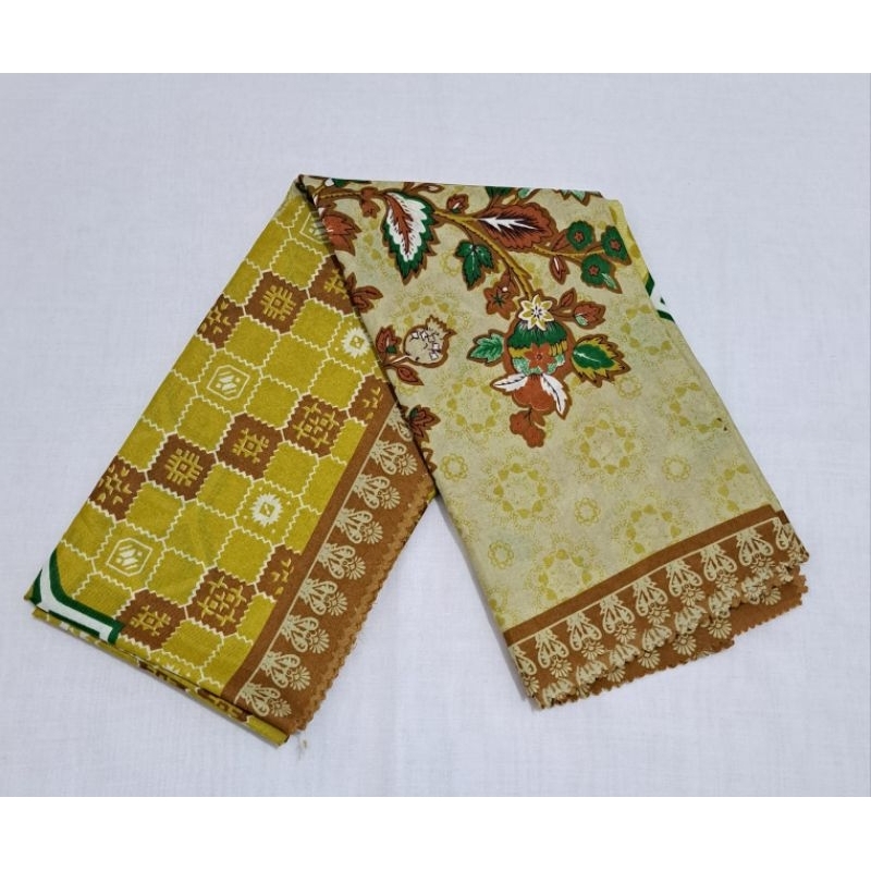 Kerudung Motif Bunga Kuning
