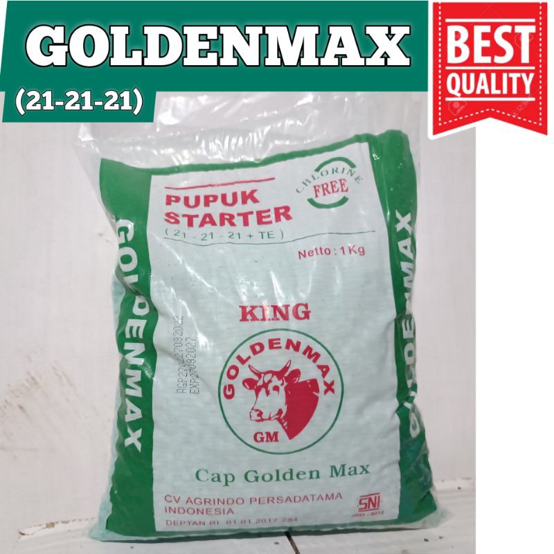 GOLDENMAX (21-21-21)PUPUK STARTER-1KG