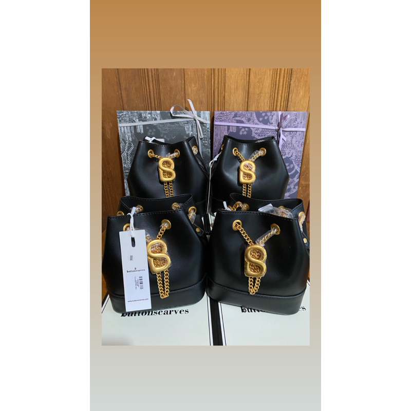 myra bag buttonscarves small black