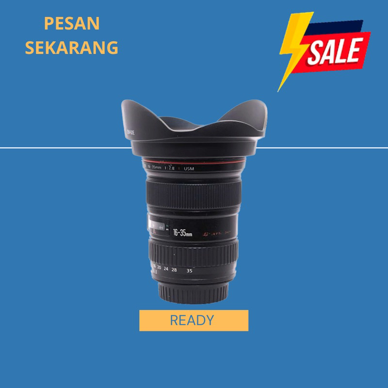 LENSA CANON 16 -35MM WIDE USM ULTRASONIC TINGGAL PAKAI