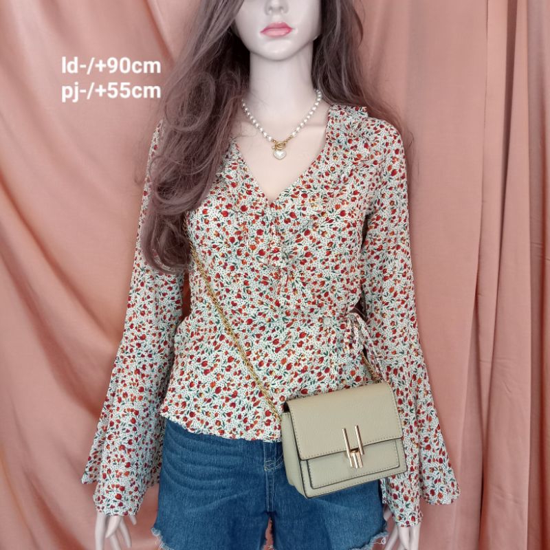 atasan wanita blouse top baju cewek kekinian