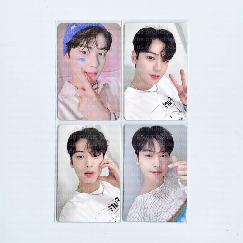 Photocard Cha Eunwoo Astro All Yours Me Ver. US Ver. Season’s Greetings SG 2021 Set