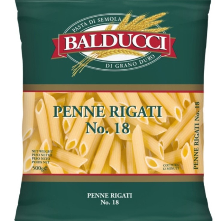 Balducci Pasta Penne Rigati No. 18 [500gr]