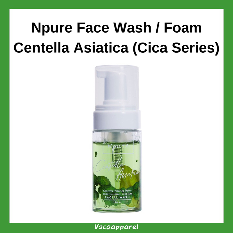 NPURE Face Wash /  FOAM CENTELLA ASIATICA (Cica Series)