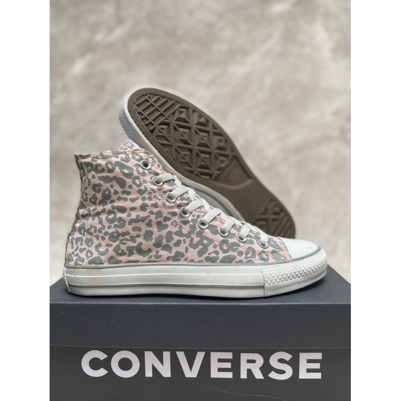 converse ct high print leopard