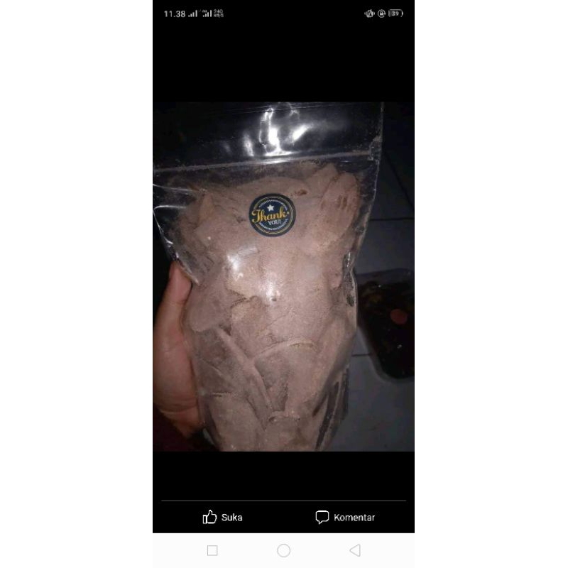 

keripik pisang cokelat bubuk