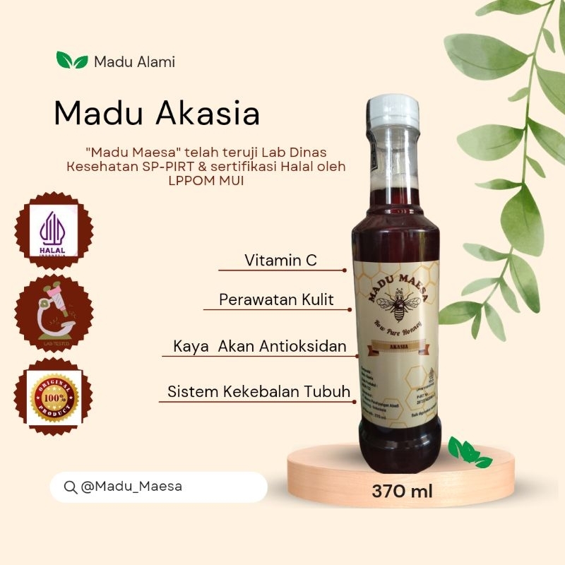 

Madu Maesa Akasia 370 ml HALAL