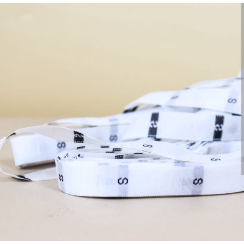 label size bordir size woven label size bordir