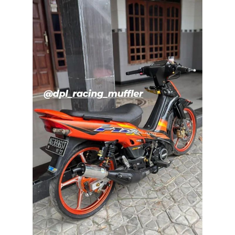KNALPOT FIZ R STANDAR RACING FUL SIRIP PREMIUM BY DPL RCAING MUFFLER SUARA MREPET BUKAN AHM VND IRS 