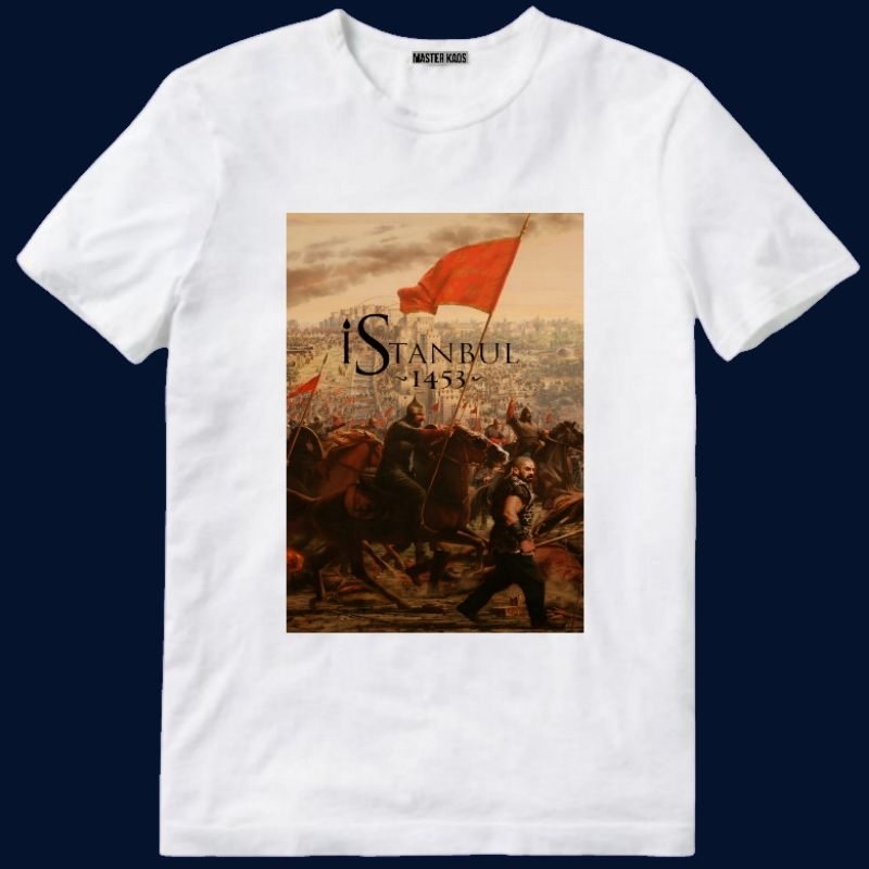 Kaos Baju Tshirt Pria Laki Cowok Cewek Perempuan Unisex Dewasa Turki Turkey Usmani Instanbul Konstat