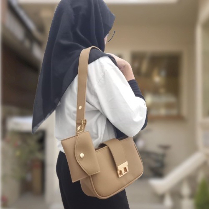 CHIKA - Sholder Bag Wanita FREE DOMPET KECIL - Tas Wanita Terbaru - Tas Wanita Korea