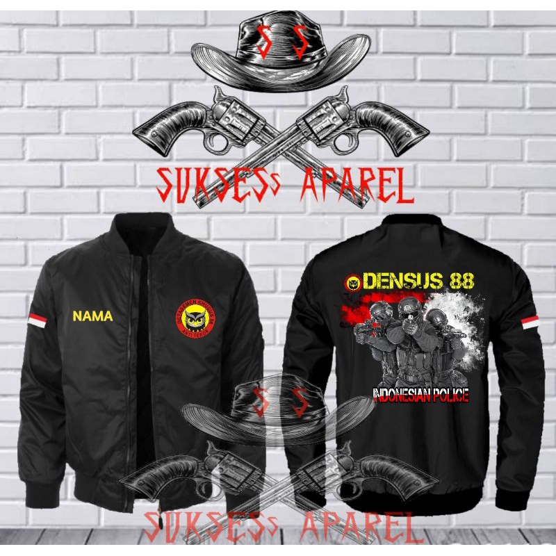 jaket densus 88 bomber/polisi