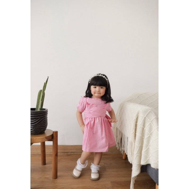 • KIDS COLLECTION• CYNTHIA DRESS SIMPLE POLOS PREMIUM ALA KOREA BAJU ANAK SIMPLE EC KIDS 05 / DRESS 