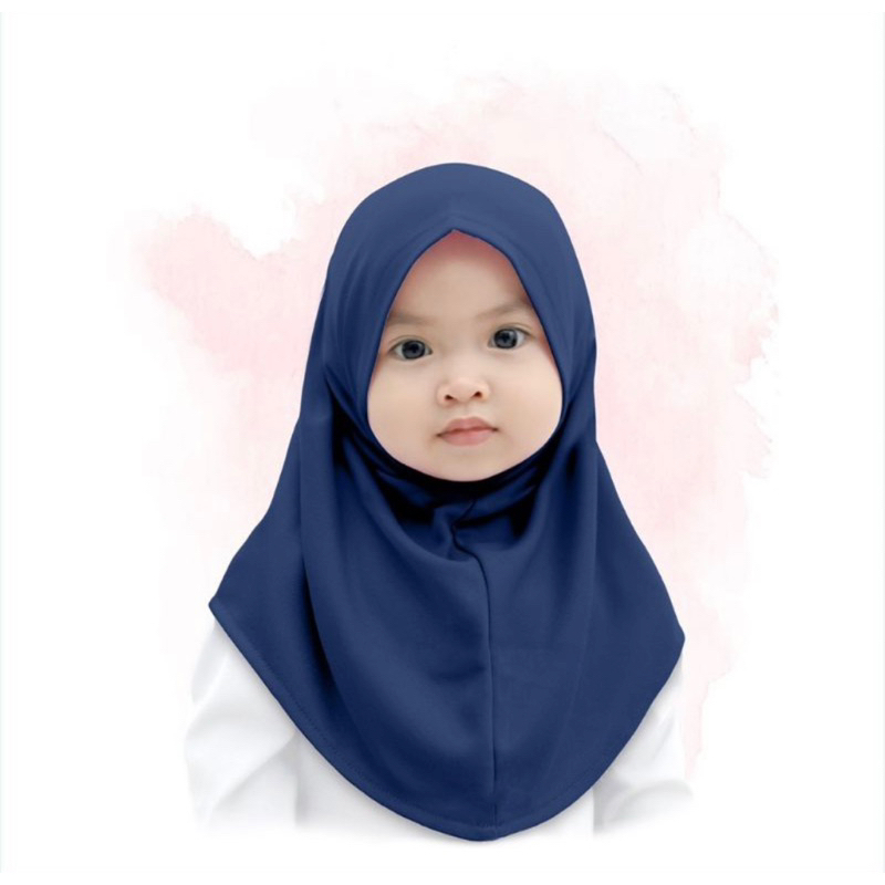 Hijab Bergo Instan Malay Jersey Anak