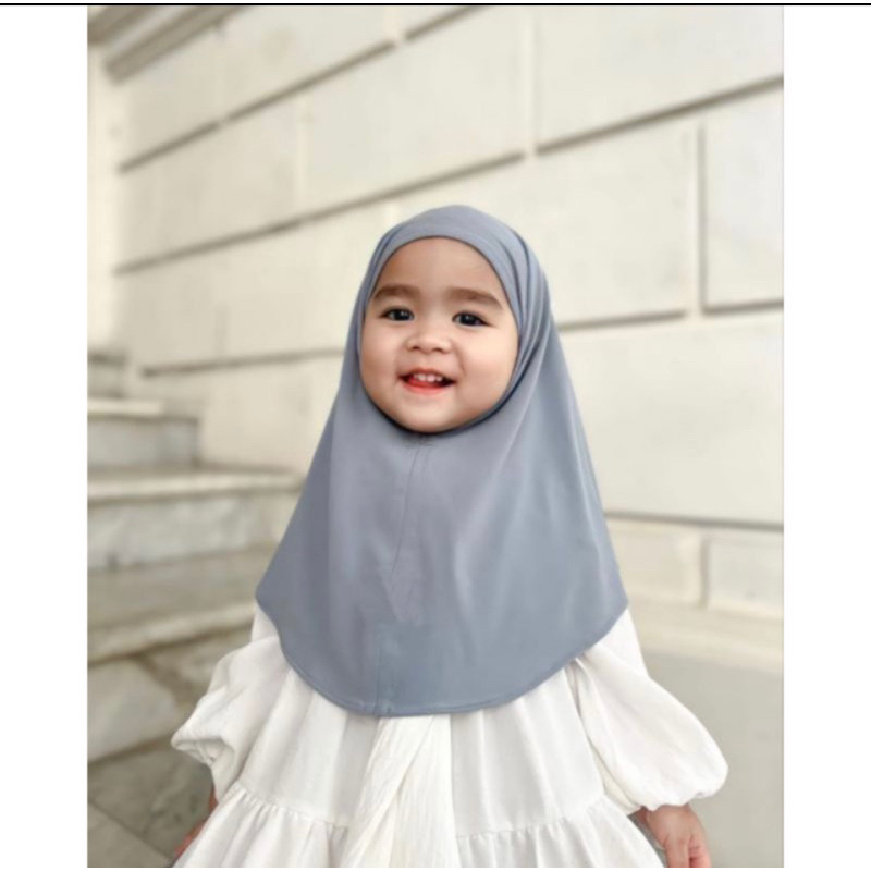 Hijab Bergo Instan Malay Jersey Anak