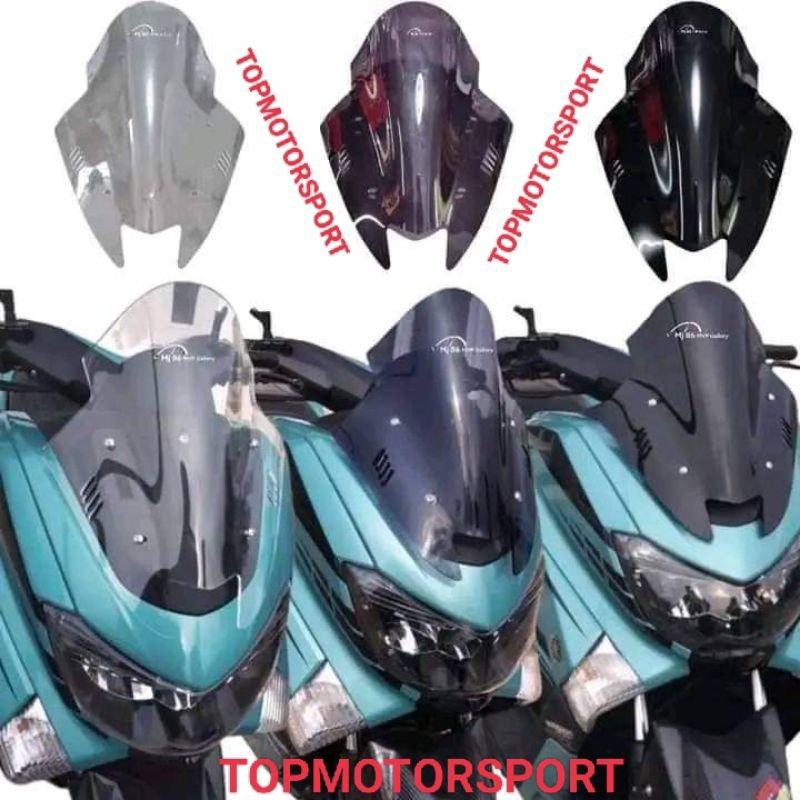 VISOR TDR WINSHIELD JENONG SISIK HIU MOTOR NMAX NEW / NMAX OLD BAHAN TEBAL BEST QUALITY