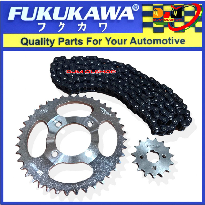 Gear Set Gir Paket Fukukawa Astrea Grand - Legenda Rantai 428H-100L-36T-14T