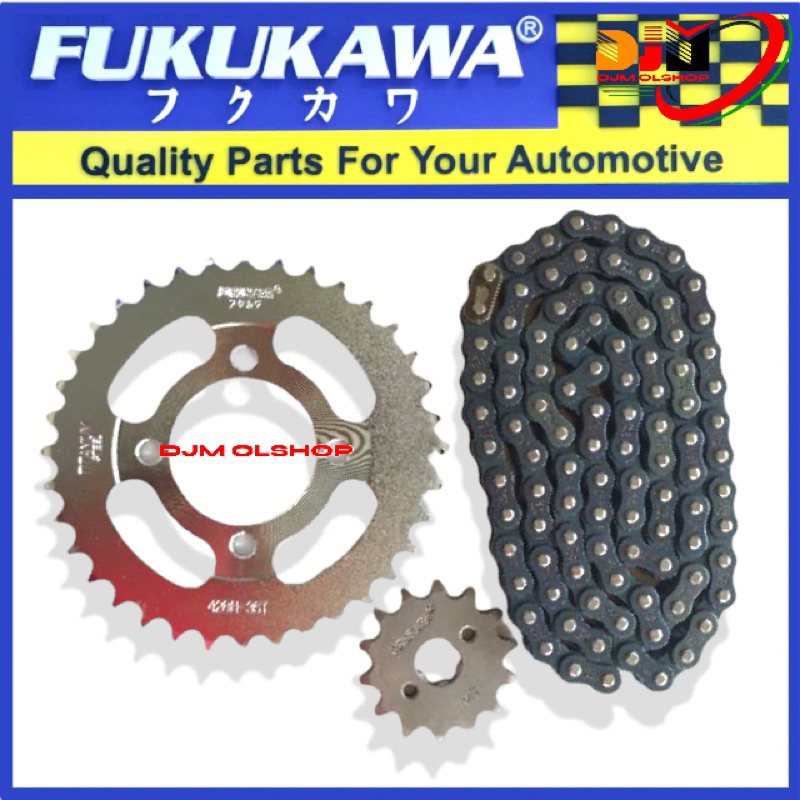 Gear Set Gir Paket Fukukawa Astrea Grand - Legenda Rantai 428H-100L-36T-14T