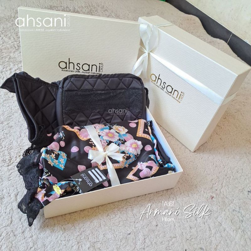 Mukena A.16 Armani Silk ORI By Ahsani