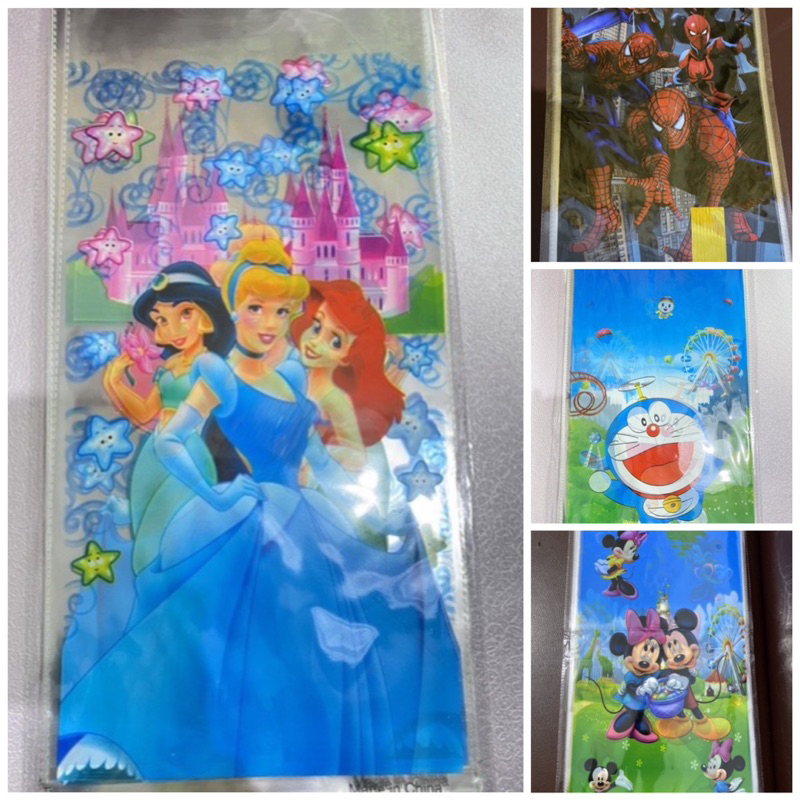 

PLASTIK OPP SNACK ULANG TAHUN BESAR PLASTIK KARAKTER BINGKISAN SOUVENIR PARTY ( 25 X 50 CM)