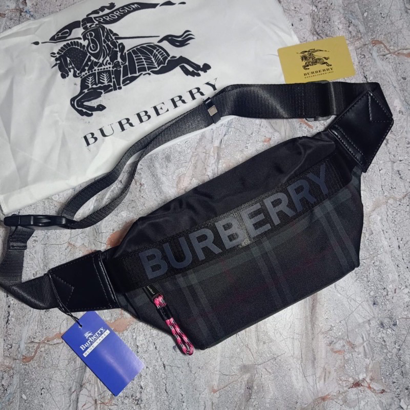 Waistbag BURBERRY Logo Detail ECONYL® Sony Bumbag Premium Quality