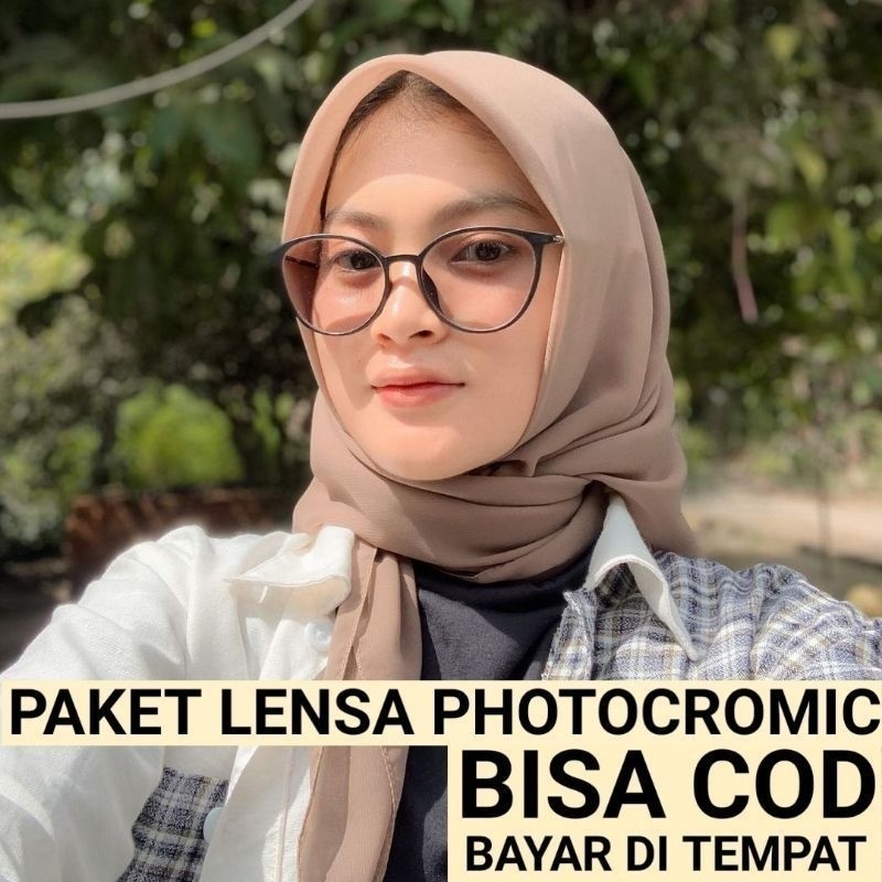 KACAMATA WANITA 8184 (ANTI-RADIASI•ANTI-BLUERAY•PHOTOCROMIC•BLUECROMIC)(LENSA MINUS&CYLINDER)KACAMAT