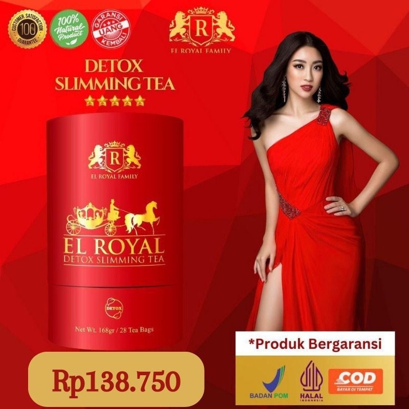 

El Royal Detox Slimming Tea - Teh Detox 1 Paket Original Sehat