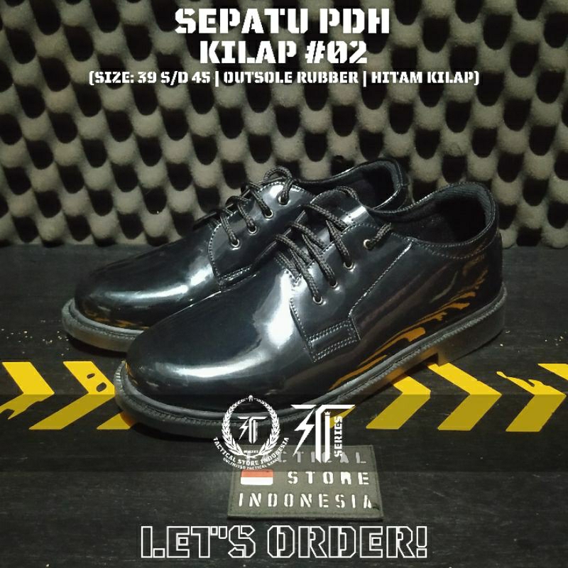 GRADE A Sepatu PDH TNI POLRI Model Terbaru Kualitas Premium