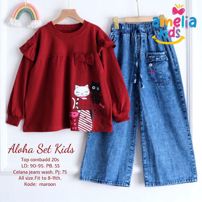 ALOHA SET KIDS Original Product AMELIA KIDS