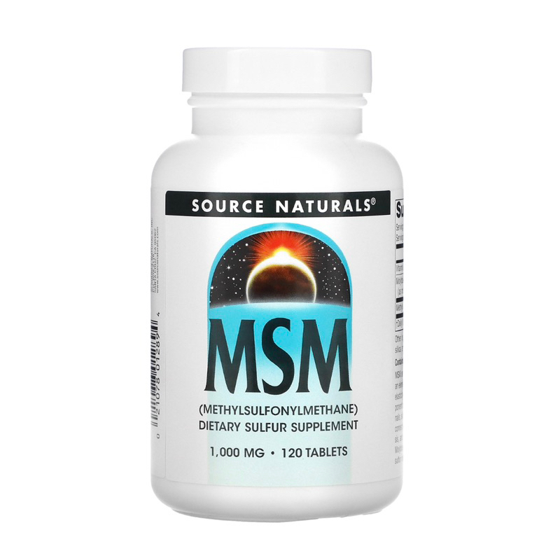 Source Naturals MSM 1000 mg  120 Tablets