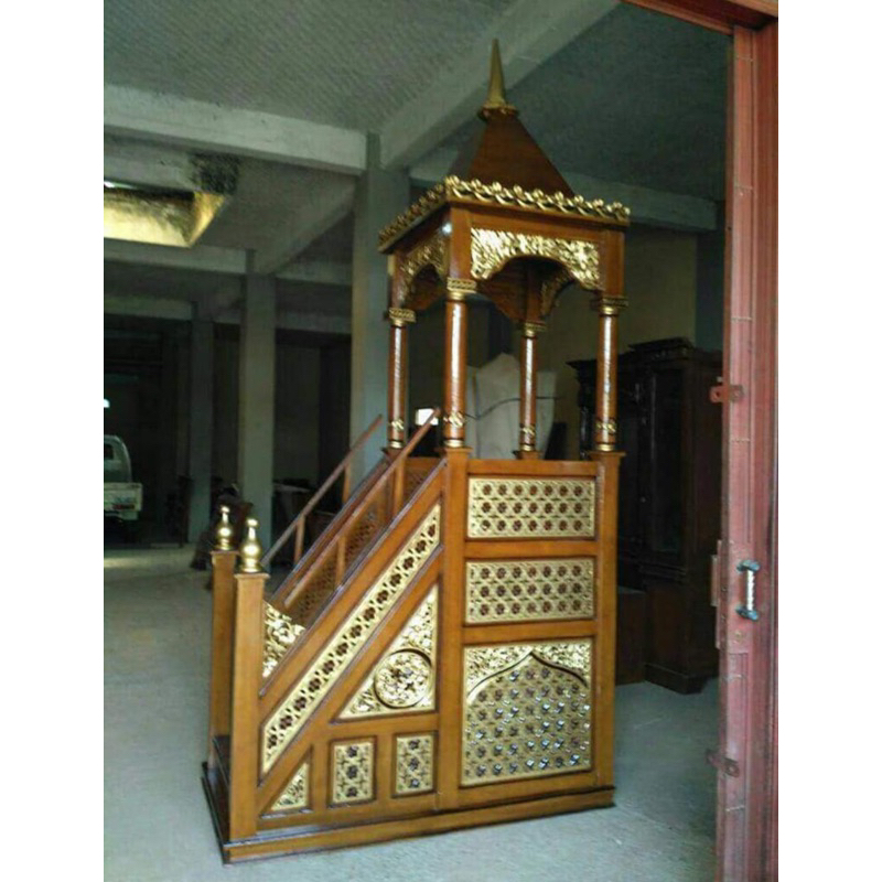 Mimbar masjid kerucut terbaru mimbar kubah pintu depan