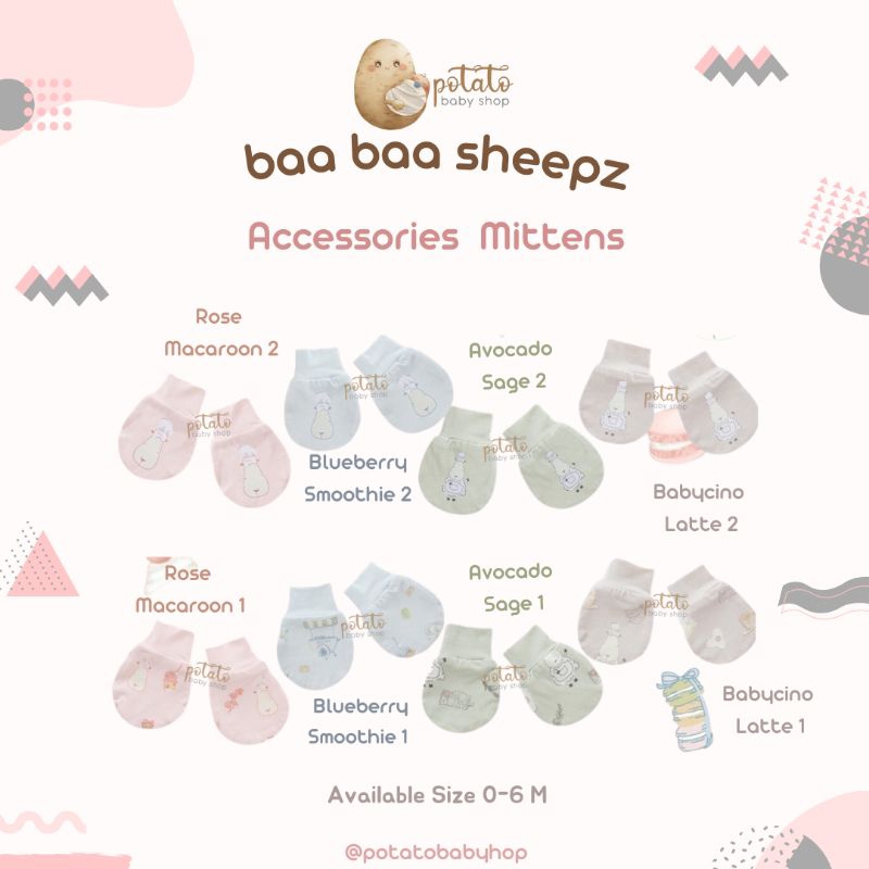 Baabaasheepz Mittens X Tiffany Arthur - Sarung Tangan Baabaasheepz