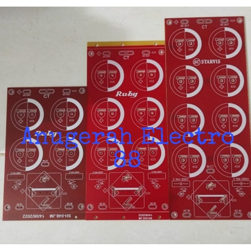 PCB Regulator 4 Elco 6 Elco 8 Elco Semi Fiber Good Quality