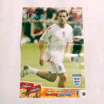 poster michael owen (bonus tabloid soccer 2006)