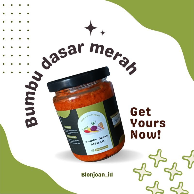 

BUMBU DASAR MERAH/BUMBU DAPUR/BUMBU INSTAN/250gr