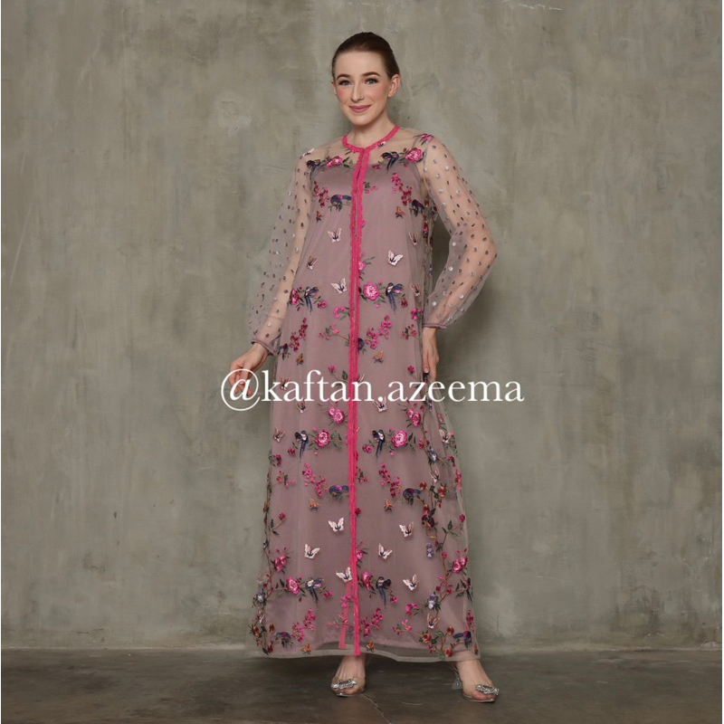Sakura long dress (Dusty purple)