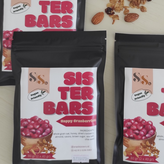 

Sister Bars Happy Cranberries
