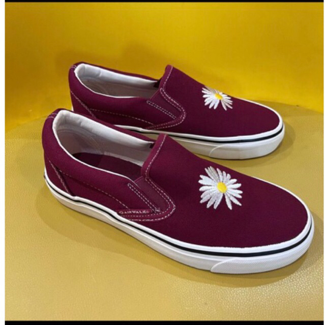 SEPATU SNEAKERS WANITA AIRWALK JERMAINE ORIGINAL - BLACK MAROON