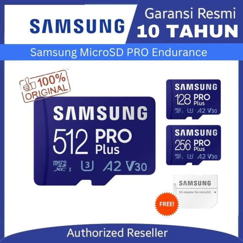 SAMSUNG Memory card hp PRO PLUS 128GB / 256GB / 512GB