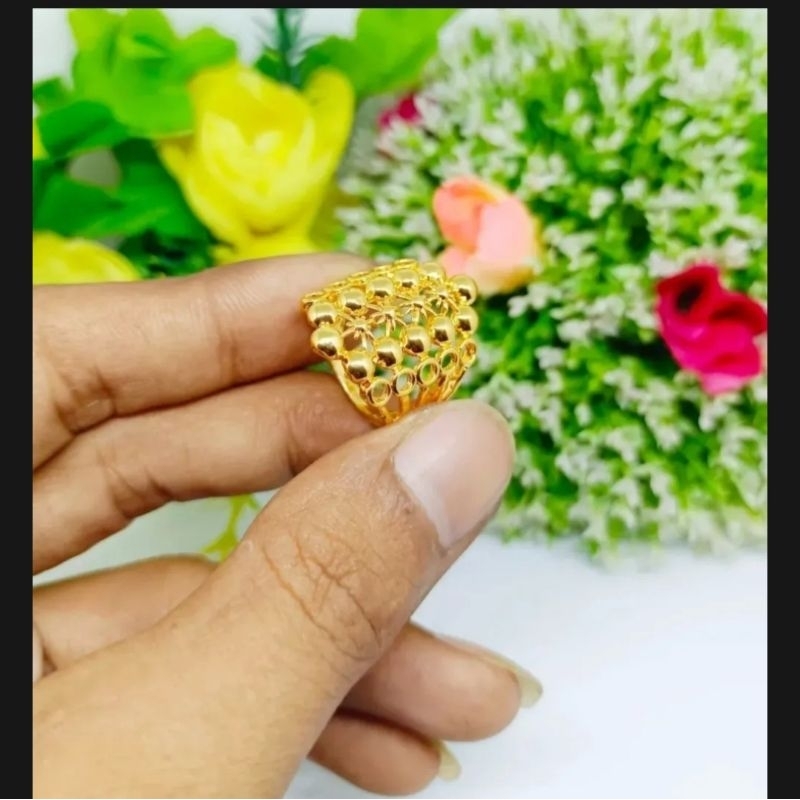 CinCin cantik cincin janda gold lapis mas paling diminati