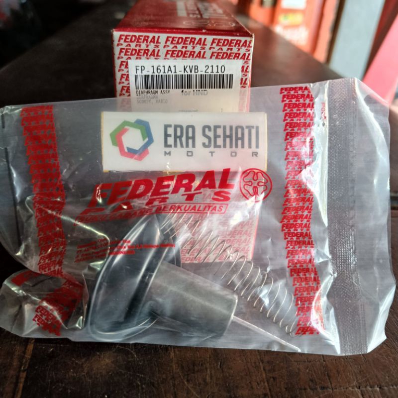 LE Skep Vario (Per + Karet Vakum Karbu Beat Vario Spacy Scoopy Karbu)Original Federal Astra Otoparts